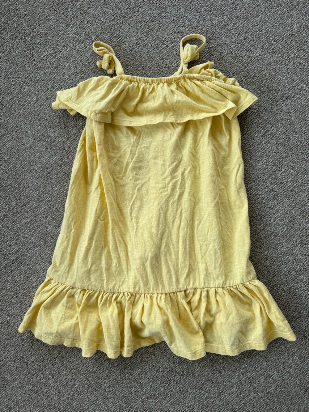Old Navy 4T Yellow Ruffle-Trim Sundress for Girls